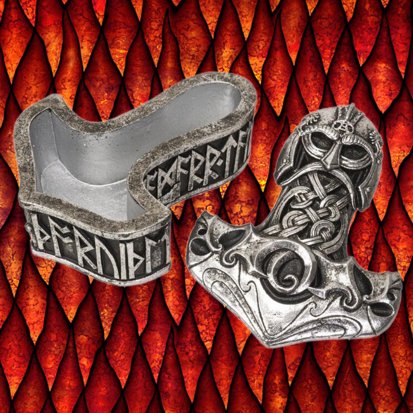 Thor's Hammer Trinket Box by Alchemy
