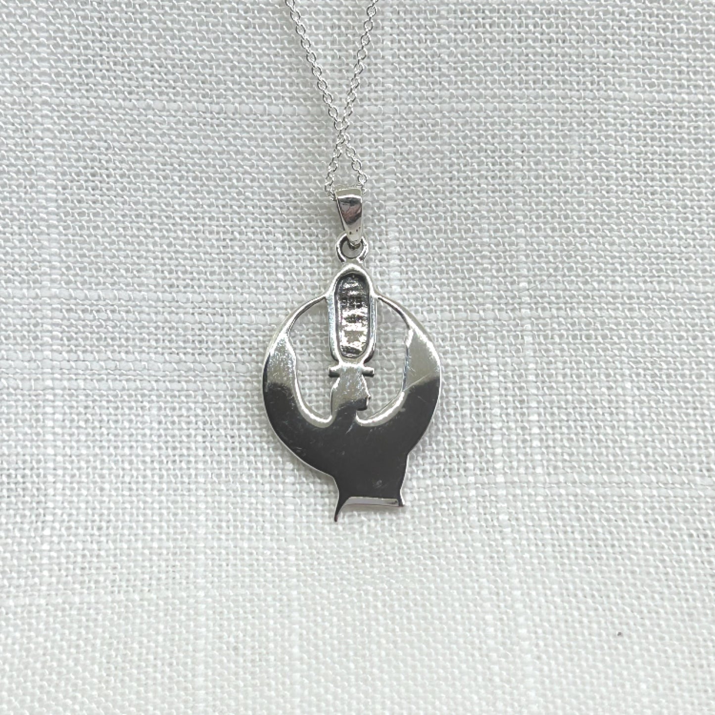 Sterling Silver Egyptian Isis Necklace