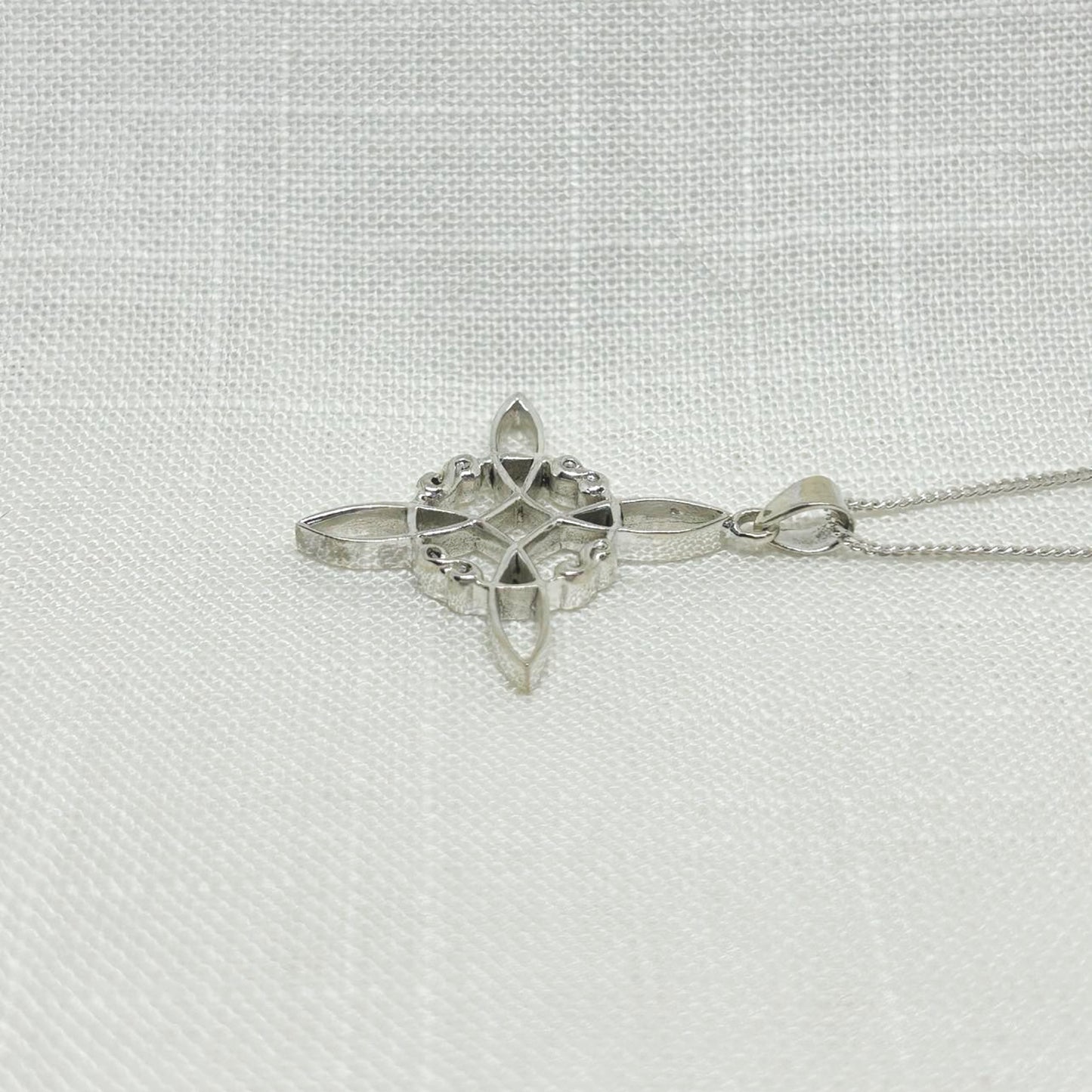 Sterling Silver Witch's Knot Necklace