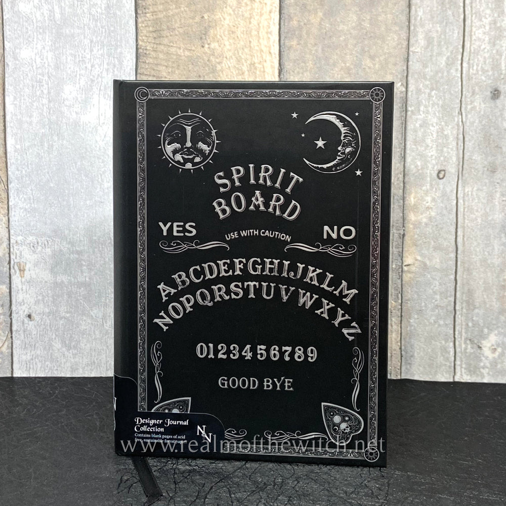 Embossed Black and White Spirit Board Journal