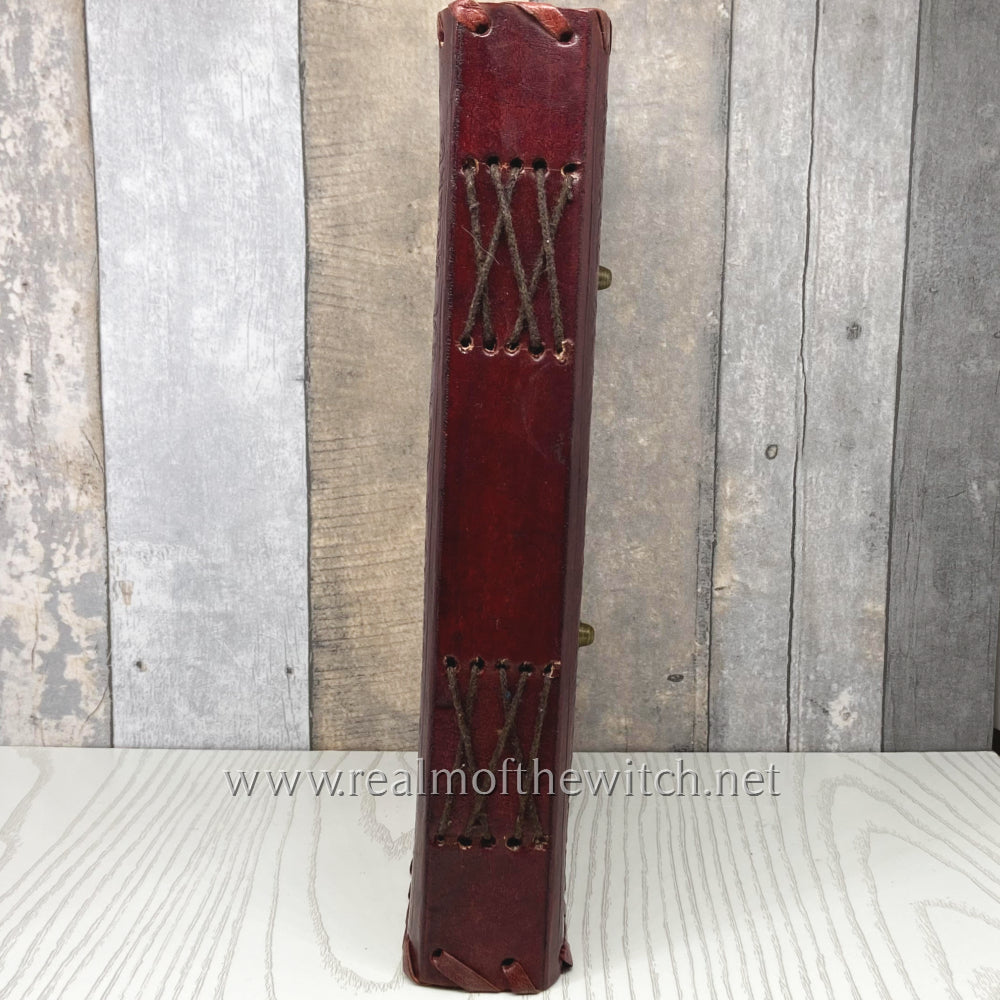 Leather Embossed Book of Shadows or Grimoire Small