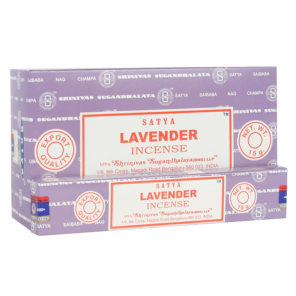 This floral scent is used to soothe and is particularly useful in promoting restful sleep. Satya incense are handmade by artisans in India using the highest quality ingredients. Each inner pack contains 10-12 vegan friendly incense sticks.