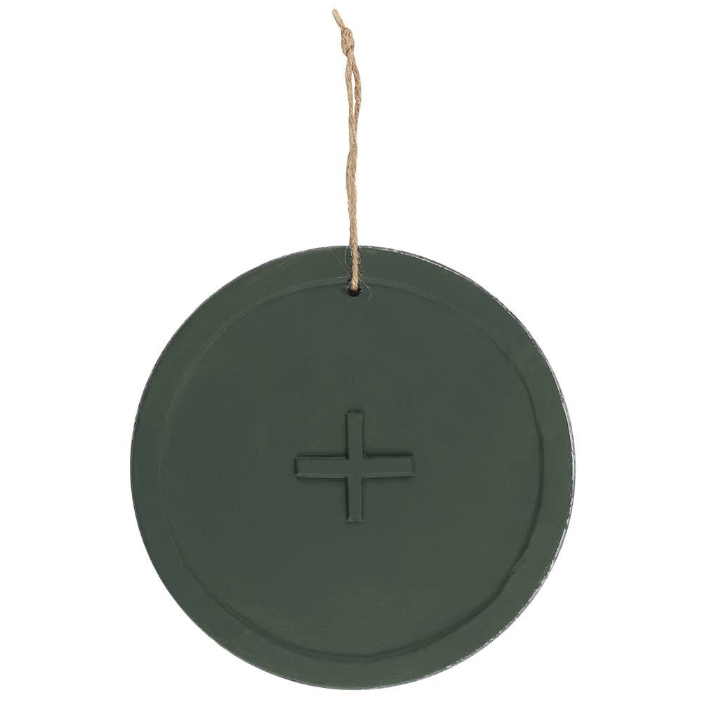 Terracotta Triquetra Wall Plaque Silver Effect