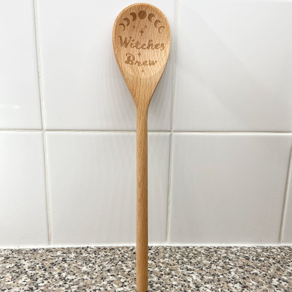 Witches Brew Wooden Spoon