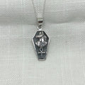 Sterling Silver Egyptian Anubis Coffin Necklace