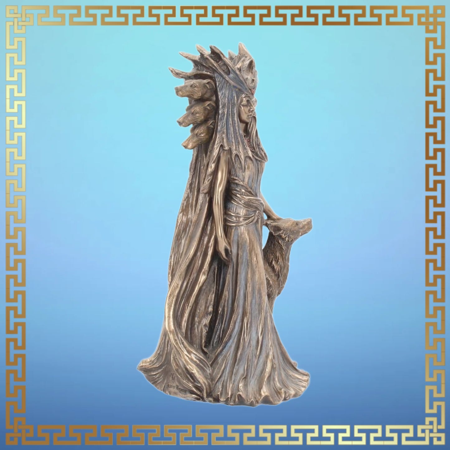 Hekate Bronze Figurine