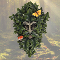 Leafy Green Man Wall Plaque