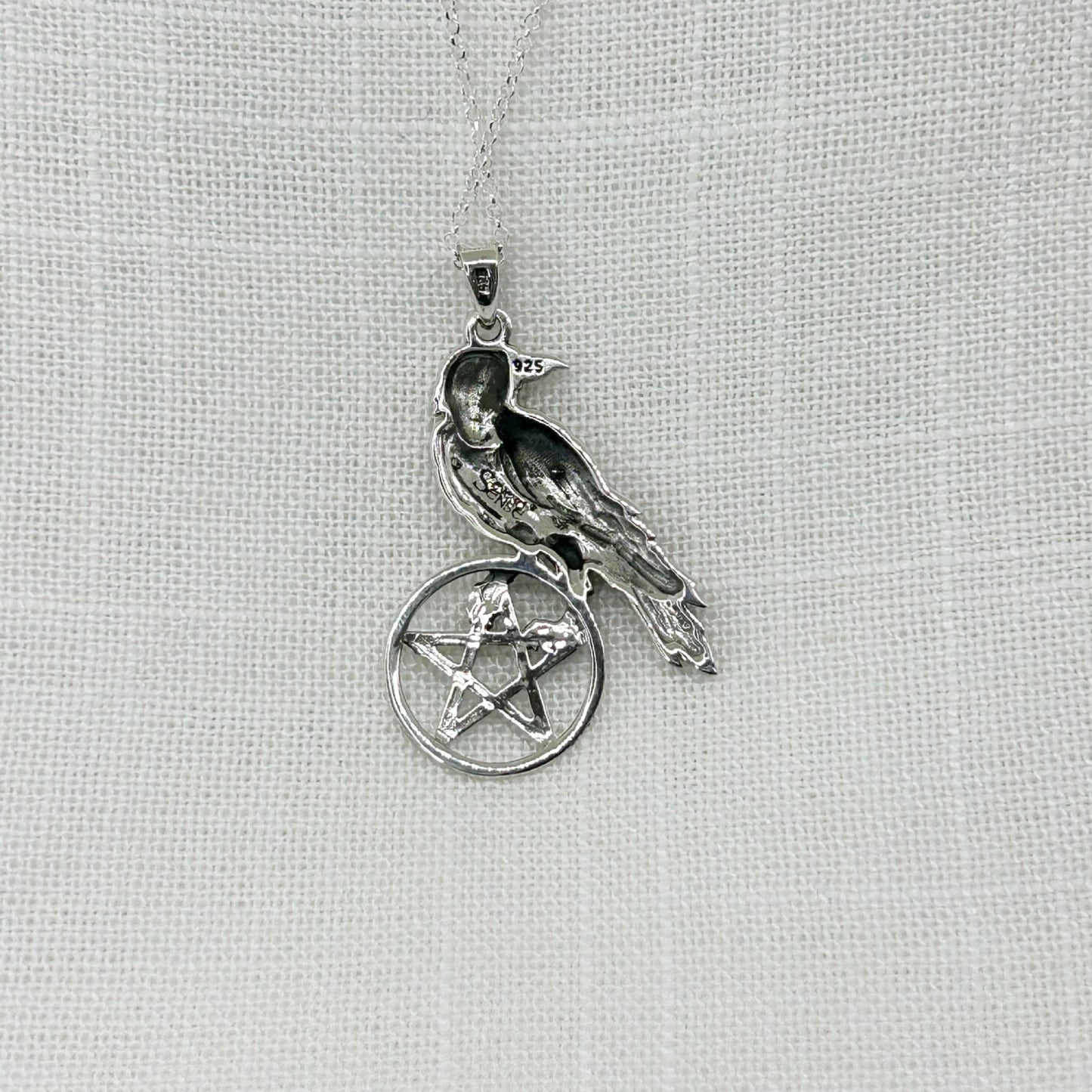 Sterling Silver Raven's Lookout Necklace