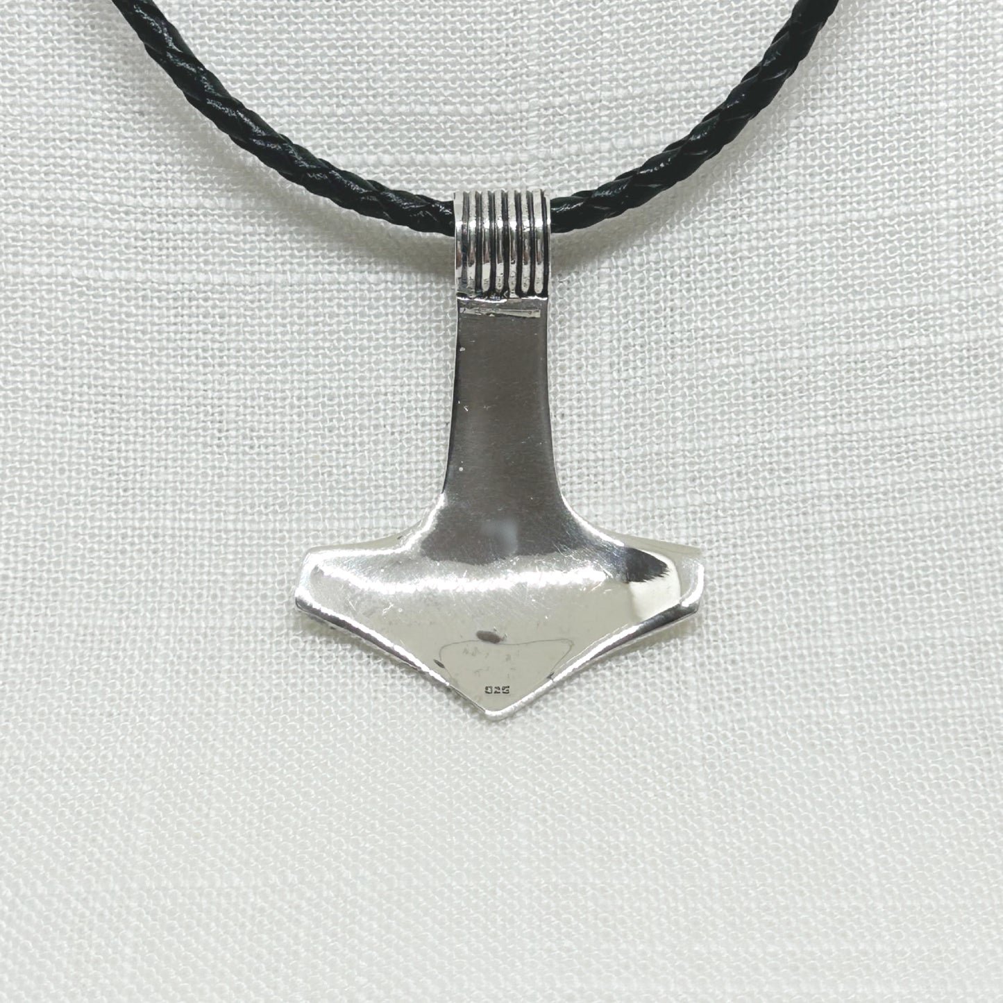 Sterling Silver Thor's Hammer Necklace Large