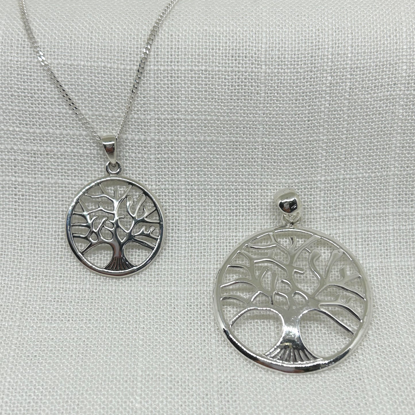 Sterling Silver Tree of Life Necklace Small