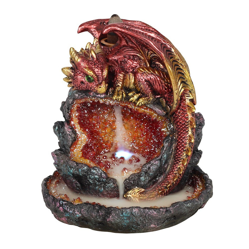 Dragon Geode Backflow Incense Burner Realm of the Witch
