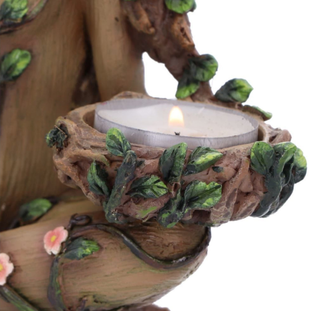 Balance of Nature Female Tree Spirit Tealight Candle Holder