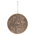 Bronze Terracotta Apache Plaque By Lisa Parker