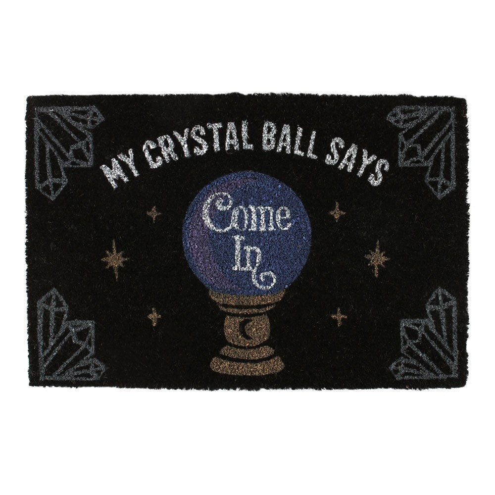 My Crystal Ball Says... Black Doormat