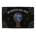 My Crystal Ball Says... Black Doormat