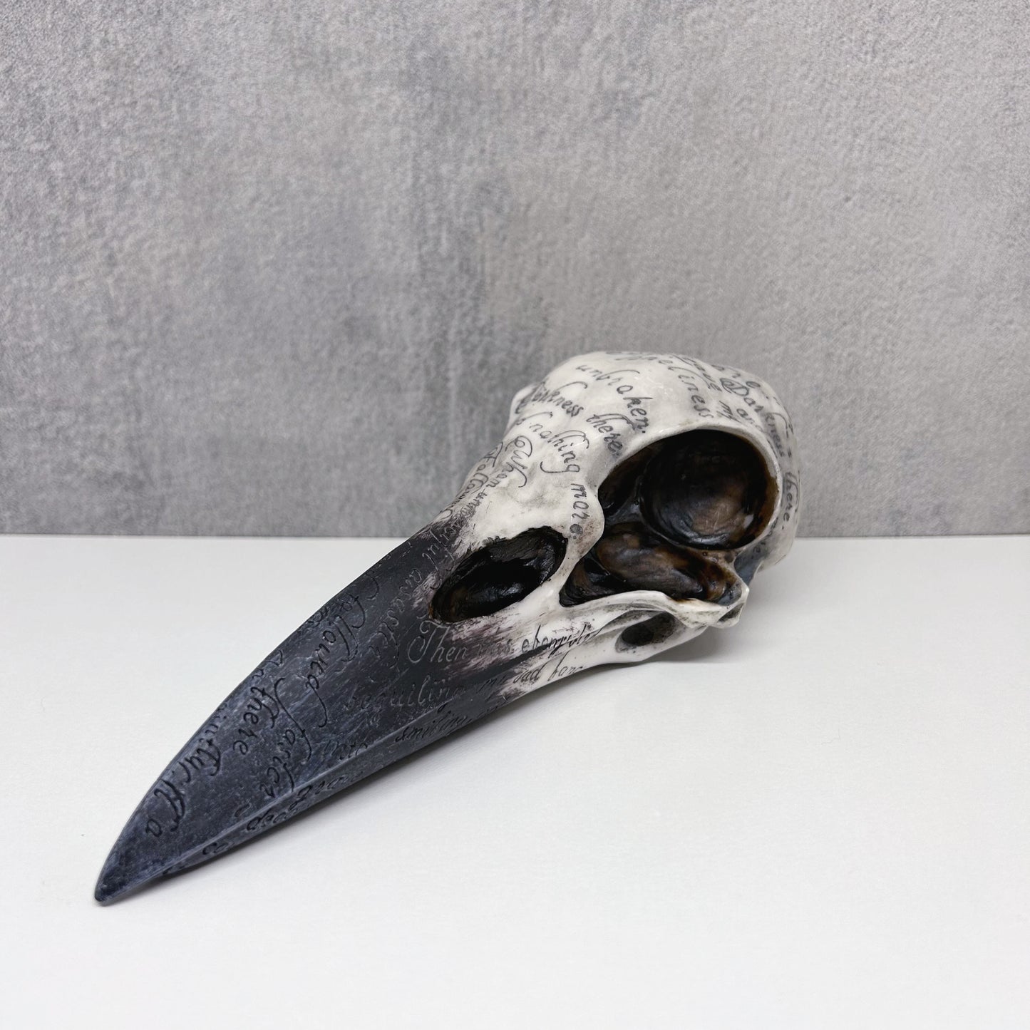 Edgar's Raven Skull Figurine