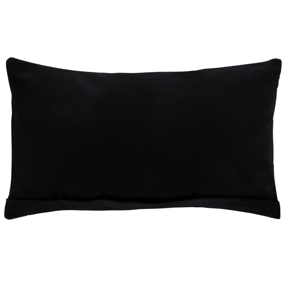 It's Not Just A Phase Black Rectangular Cushion