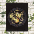 Mabon Dragon Canvas Plaque by Anne Stokes