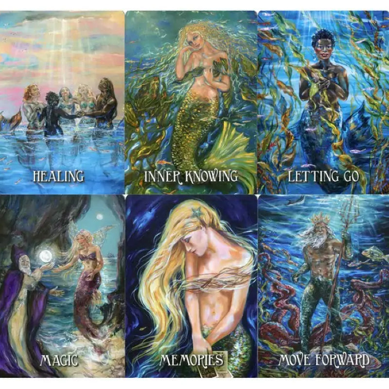 Messages From The Mermaids Oracle Cards & Guide Book