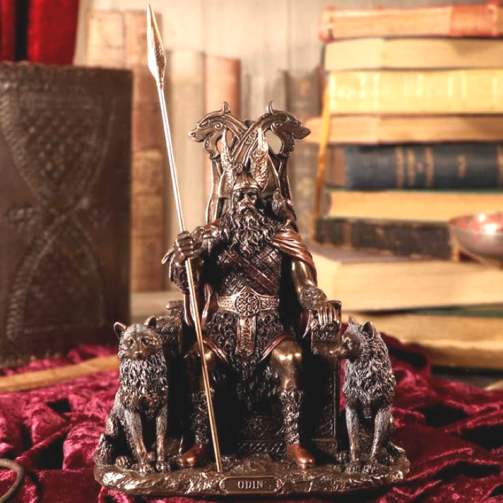 Odin All Father Bronzed Figurine
