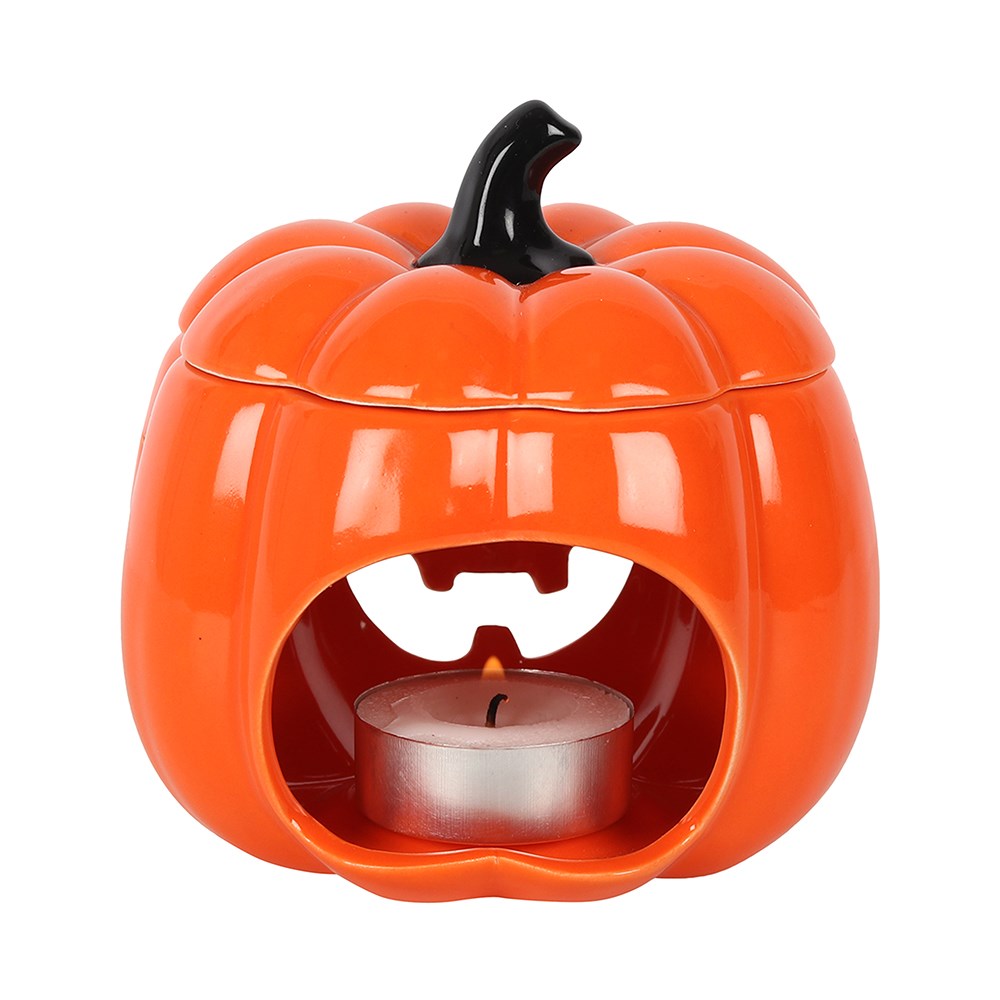 Pumpkin Jack-O-Lantern Oil Burner