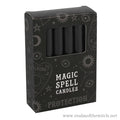 Pack of 12 Black 'Protection' Spell Candles