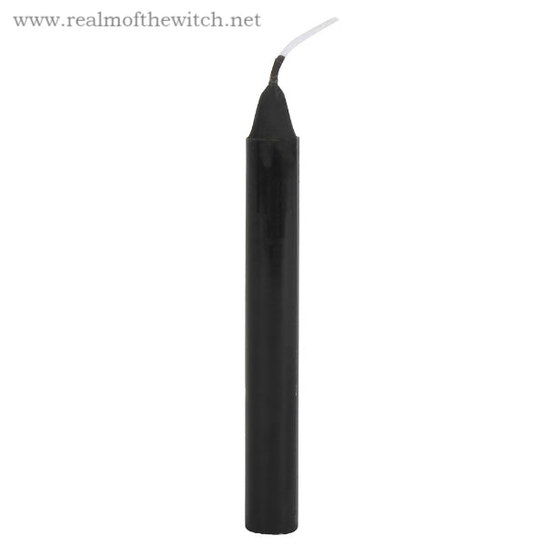 Pack of 12 Black 'Protection' Spell Candles