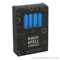 Pack of 12 Blue 'Wisdom' Spell Candles
