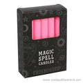 Pack of 12 Pink 'Friendship' Spell Candles