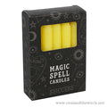 Pack of 12 Yellow 'Success' Spell Candles