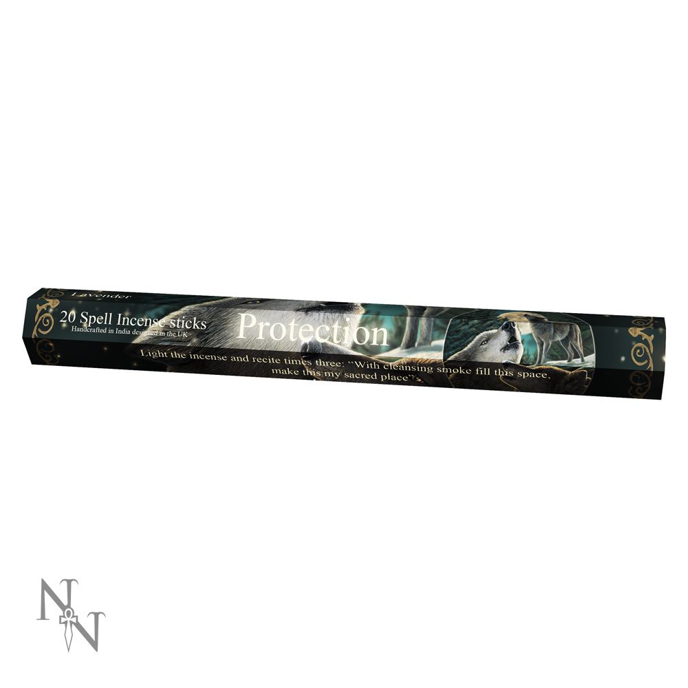 Protection Spell Lavender Scented Incense Sticks by Lisa Parker