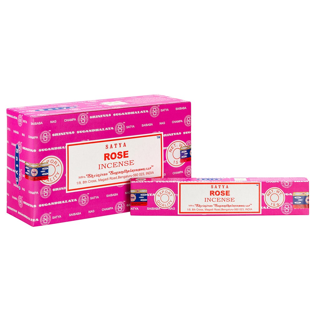 This classic floral scent is said to alleviate anxiety and correct hormonal imbalances. Satya incense are handmade by artisans in India using the highest quality ingredients. Each pack contains 10-12 vegan friendly incense sticks.