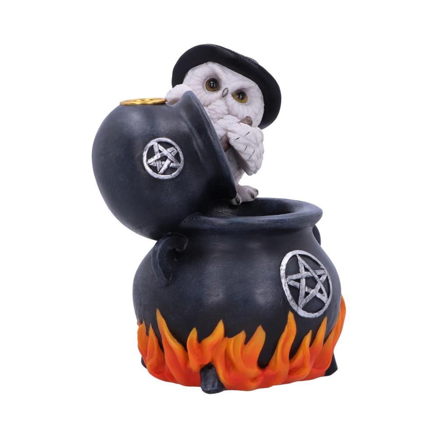 Snowy Brew Owl Backflow Incense Burner