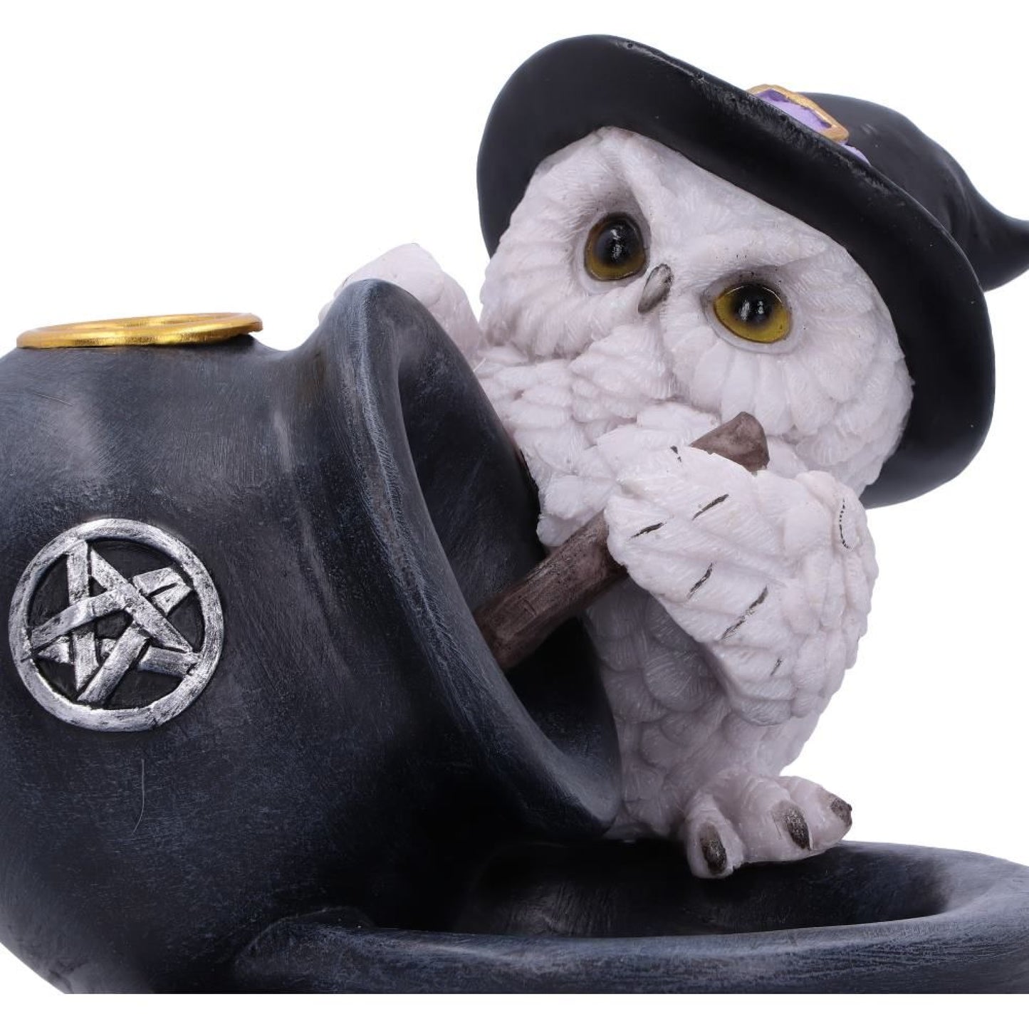 Snowy Brew Owl Backflow Incense Burner