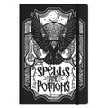 Spells & Potions Black A5 Hard Cover Notebook