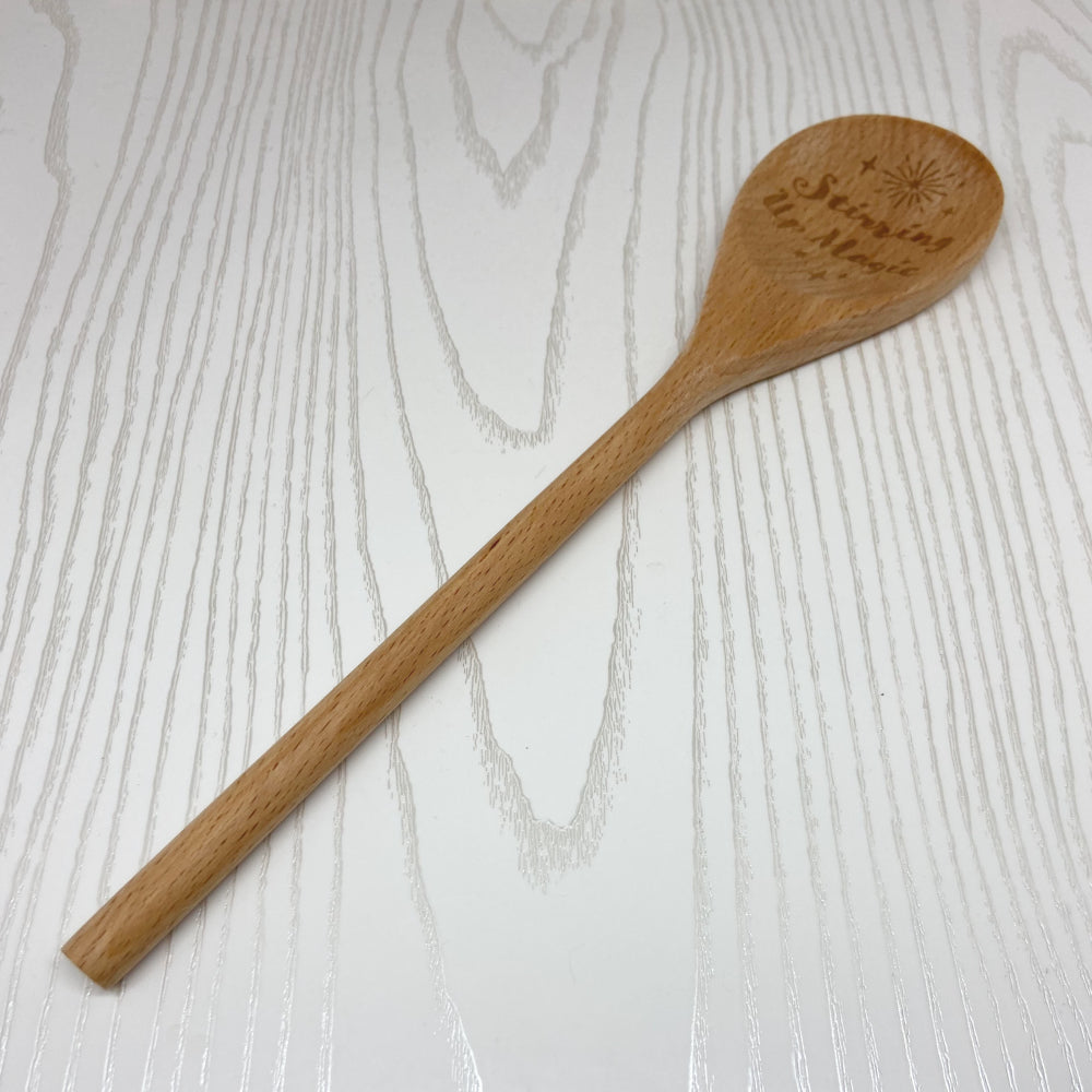 Stirring Up Magic Wooden Spoon