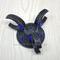 Triple Moon Crystal Ball Holder 10cm