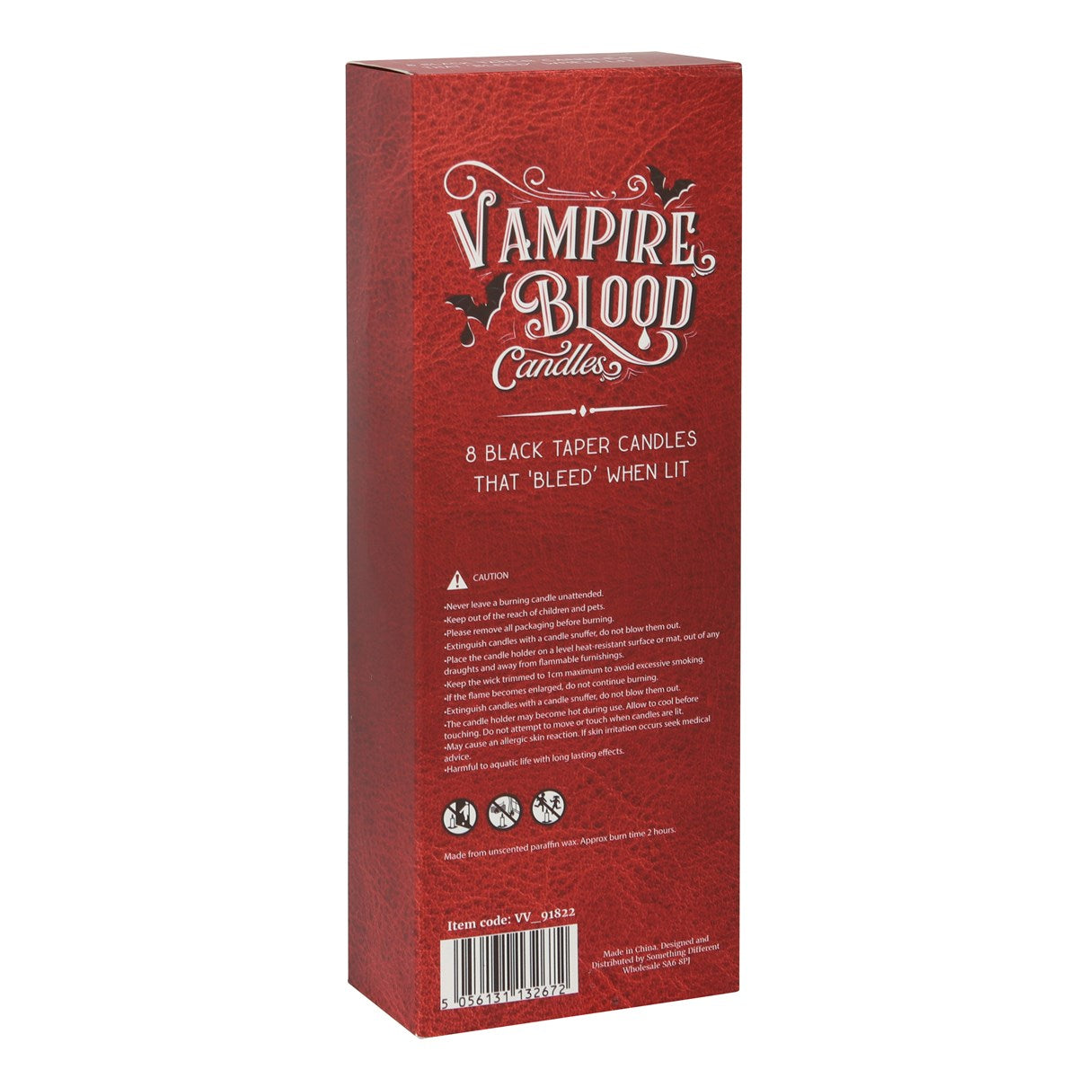 Vampire Blood Taper Candles Pack of 8