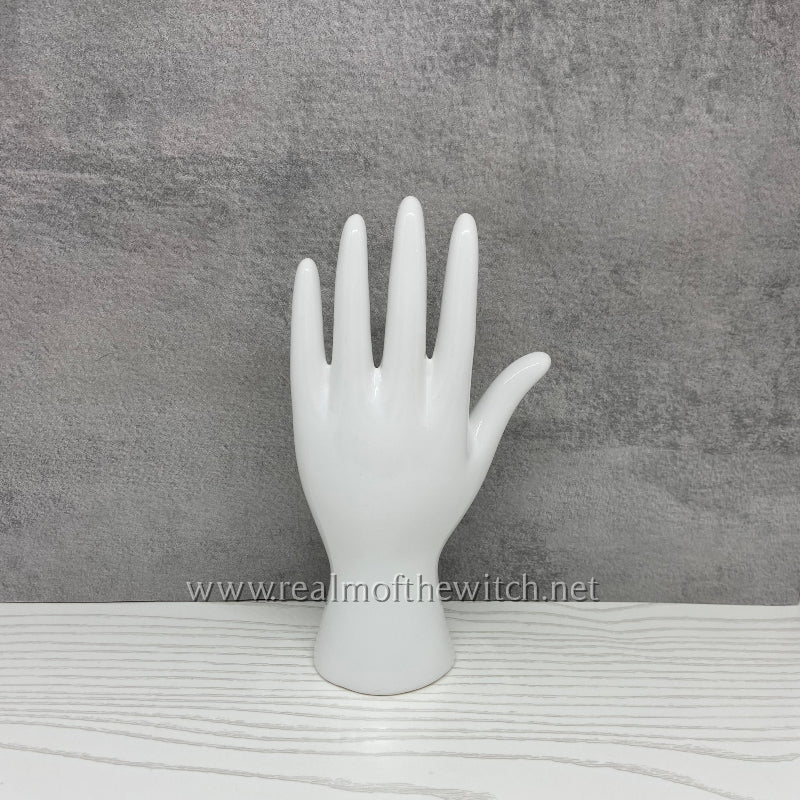 White Ceramic Palmistry Hand Ornament **ON SALE** WAS 11.99 NOW 9.99