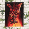 Mjolnir Canvas Plaque by Anne Stokes