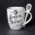 Mug and Spoon Set 'Stirring up Trouble' by Alchemy