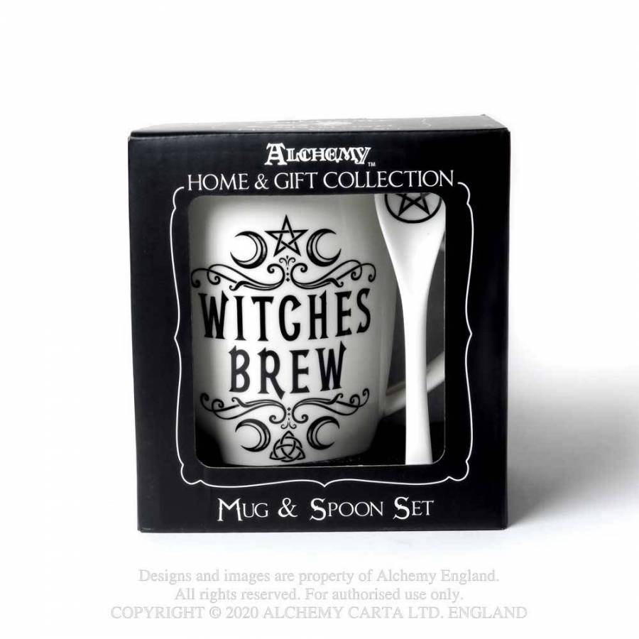Mug and Spoon Set 'Witches Brew' by Alchemy